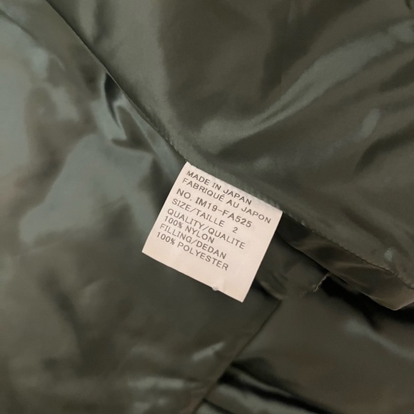 Vintage Issey Miyake Dark Green Puffer Jacket - Picture 5 of 8